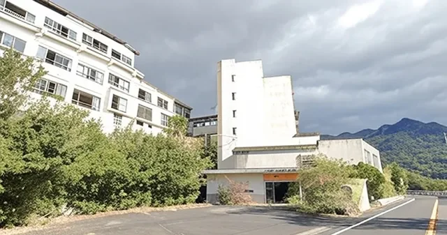 寒霞渓荘：小豆島の高台に佇む廃墟ホテルの窓に映る人影