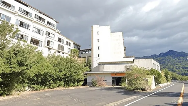 寒霞渓荘：小豆島の高台に佇む廃墟ホテルの窓に映る人影