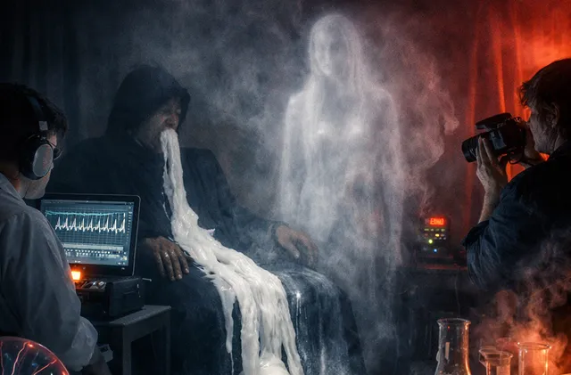 エクトプラズムが現代に蘇る!? 戦前霊媒の物質化を再現する恐怖の実験！